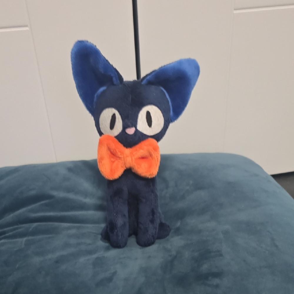 Blue and Orange Cat Plush Toy